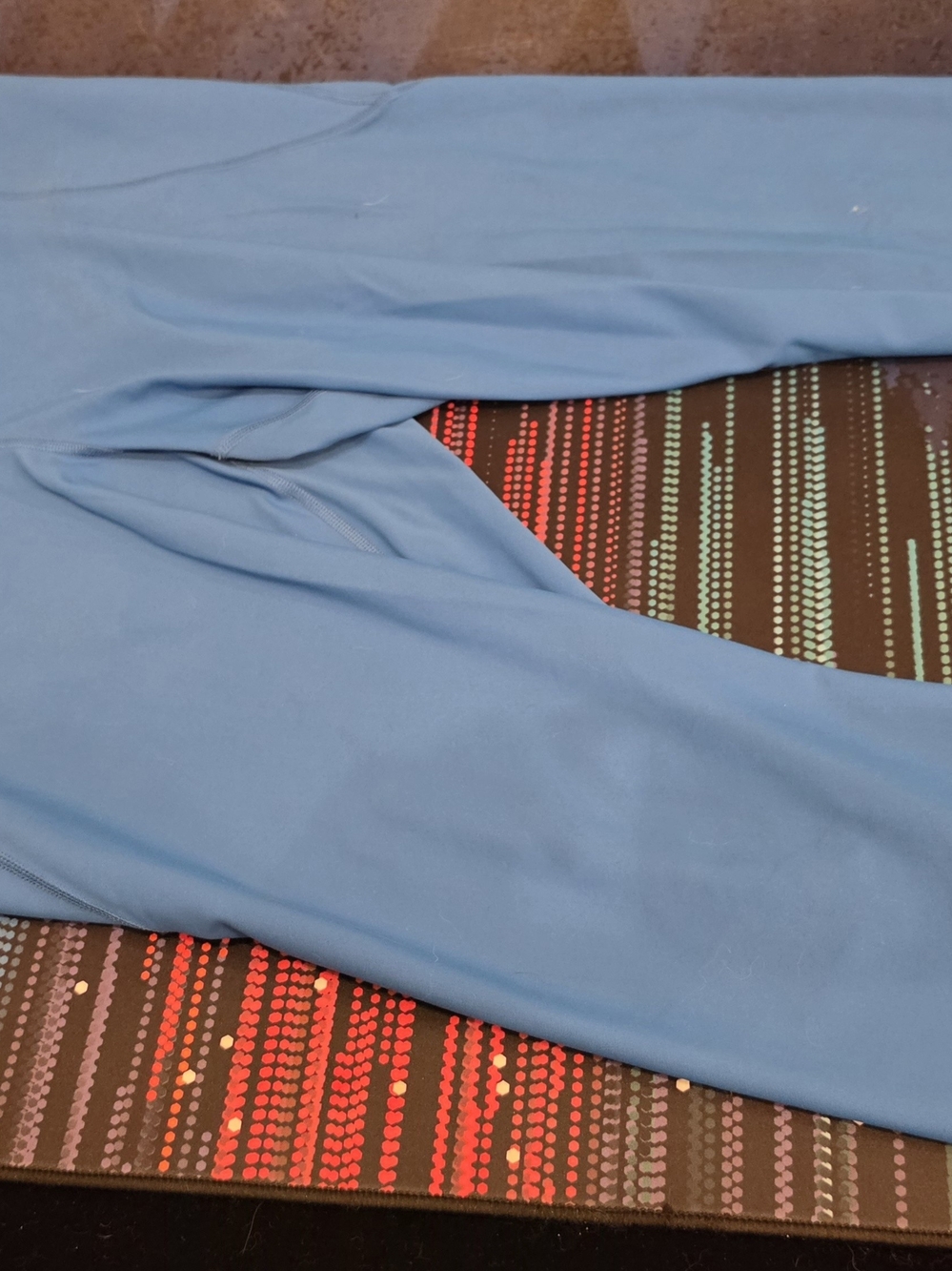 Old Navy Blue And Burnt Orange High-Rise Active Leggings